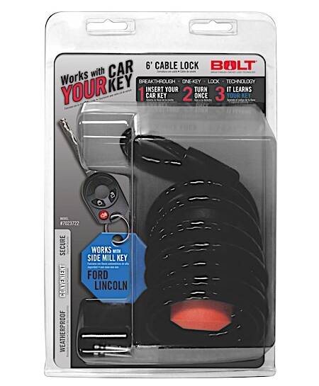 Bolt Lock 6' Cable Lock Ford Side Cut • 7023722