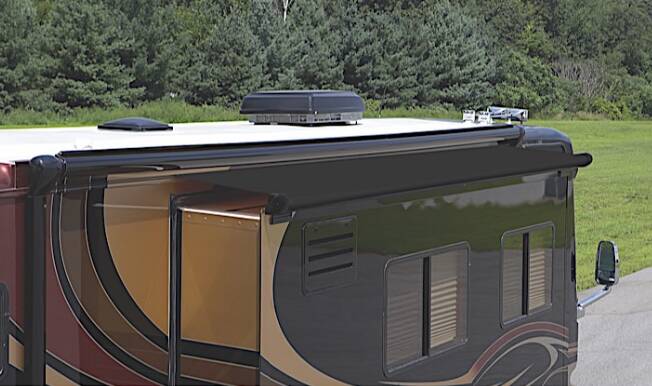 Carefree SOK III Slide-Out Covered Awning Black 113" • UQ10962JV