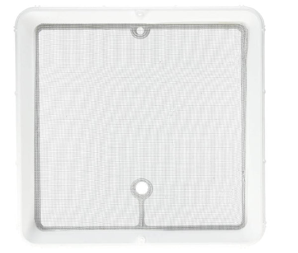 Heng's Jensen White Roof Vent Screen Frame with Radius Corners • JRP1124B
