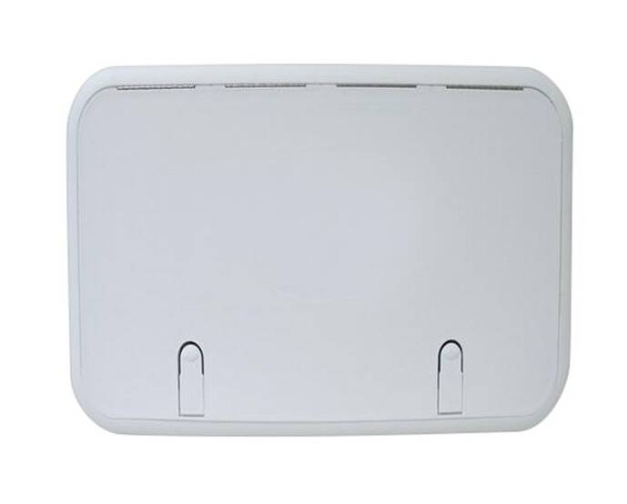 T-H Marine Designer Series Polar White Rectangular Non-Locking Hatch • HDS-1317-2-DP