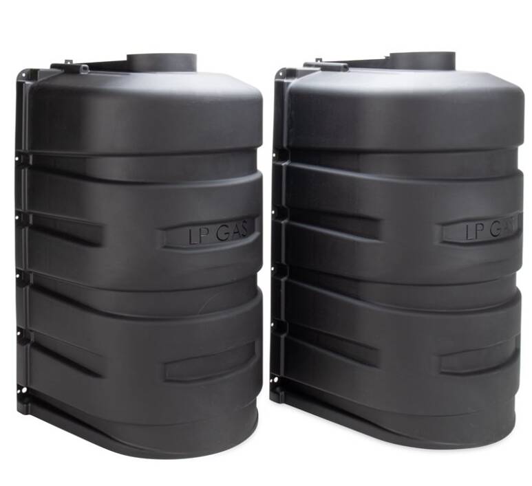 Camco Double RV Propane Tank Cover, 30 lb, Black • 50512
