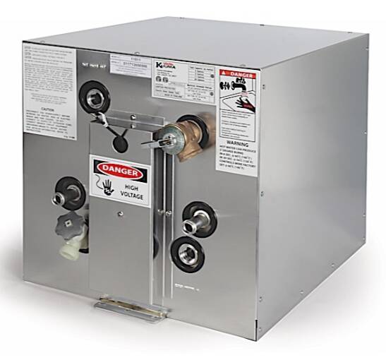Camco 6 Gallon Electric Water Heater, 120V Front Heat Exchanger, Front/Back Mount • 11811