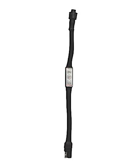 Gorilla Whips LED Whip Xtreme Only Mounted Remote, 4 Pin • LED-REP-M-REMOTE