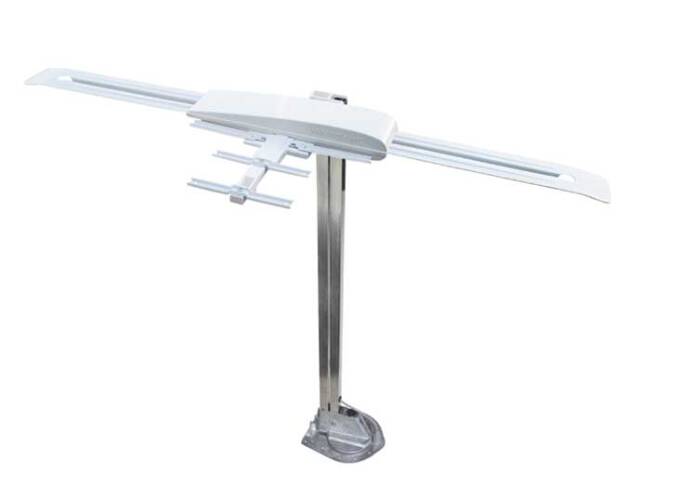 Winegard Sensar IV Amplified RV TV Antenna with Integrated Wingman - White • RVW-395