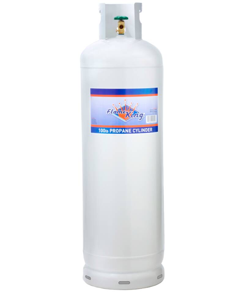 Flame King 100 LB LP Cylinder w/ POL Valve • YSN100
