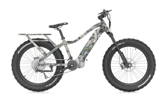 QuietKat Apex 10 E-Bike - 1000W, 17" Frame, Veil Caza Camo • 22 APX 10 CZA 17