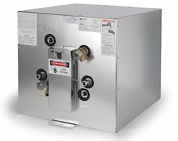 Camco 11 Gallon Electric Water Heater, 120V Front Heat Exchanger, Front/Back Mount • 11841