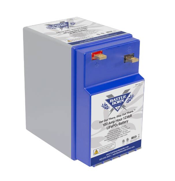 Battle Born 100Ah 12V GC2 LiFePO4 Deep Cycle Battery • BBGC2