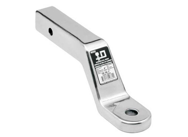Draw-Tite Trailer Hitch Ball Mount, 8,000 lbs. Capacity, Fits 2 in. Receiver, 4 in. Drop • 40382