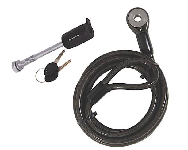 Swagman 1/2" Locking Threaded Hitch Pin & Cable • 64031
