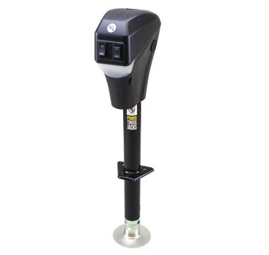 Lippert Power Tongue Jack - 3500 lb. Capacity, Black • 285318