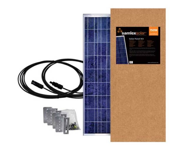 Samlex Solar Panel Kit 150 Watts with Cables • SSP-150-KIT