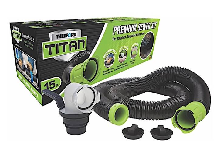 Thetford Titan RV Sewer Hose Kit - 15 ft • 17858