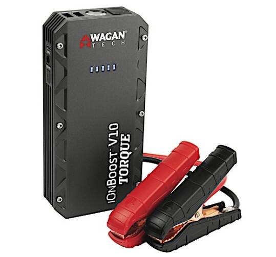 Wagan Tech iOnBoost V10 14.8 V Compact Torque Jump Starter with Flashlight • 7507