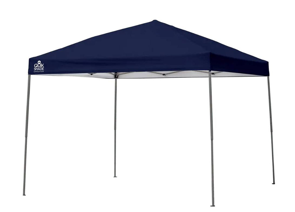 Quik Shade Expedition Straight Leg Pop-Up Canopy Tent, Blue • 167700RL