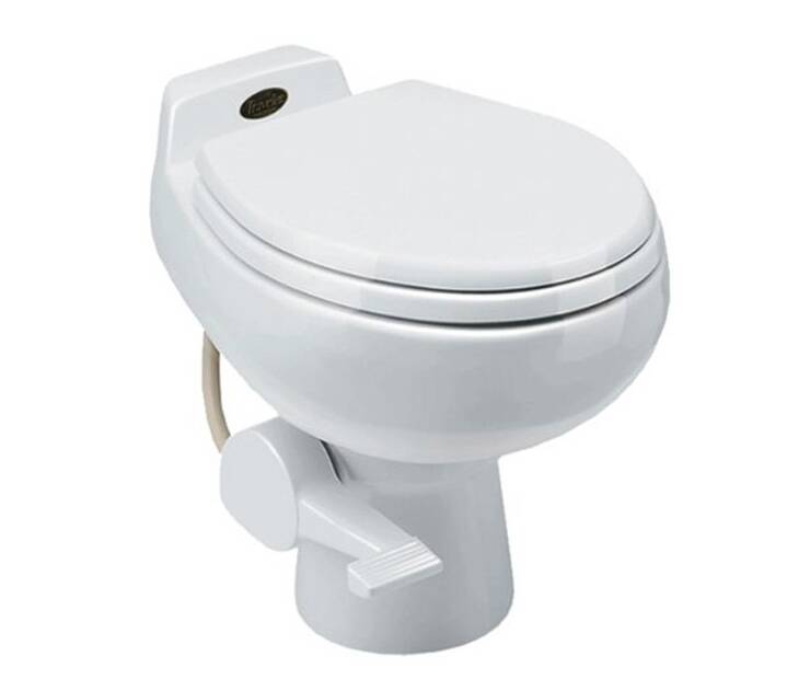 Dometic Traveler 510 Plus White Ceramic Toilet • 302651001