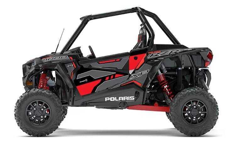 Pro Armor 2018 RZR XP 1000 Lower Door Insert Graphic - Black Pearl - Ride Command • P181G502BPR