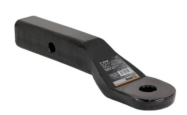 Buyers Heavy Duty Solid Shank Ball Mount 2" Drop 1" Hole • 1803050
