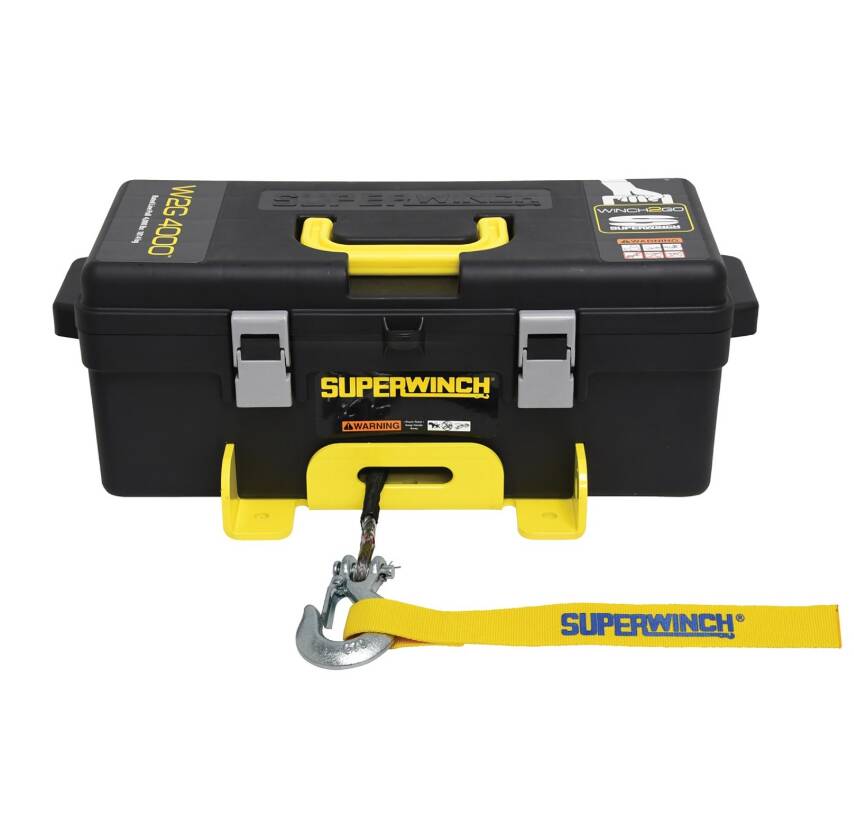 Superwinch Winch2Go SR 12V Synthetic Rope Winch • 1140232