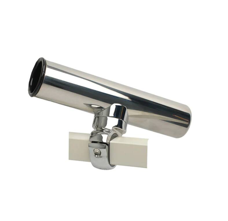 C.E. Smith Pontoon Square Rail Adjustable Clamp-On Rod Holder • 55108A