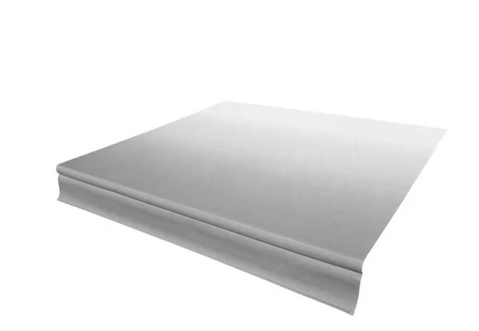 Lippert Solera Universal Vinyl Replacement Fabric for 15' RV Awning - Silver Fade • V000334393
