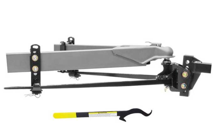 Draw-Tite Steadi-Flex Integrated Sway Control Weight Distribution Kit, 6,000 lbs. Capacity, Shank Included • 66558