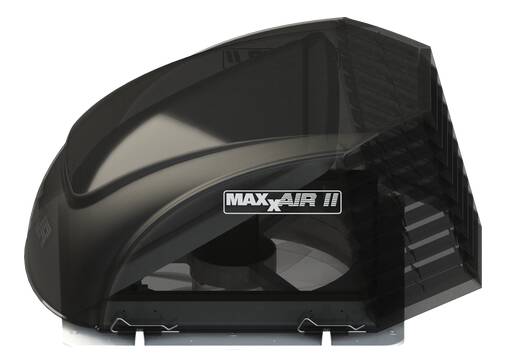 MaxxAir Maxx II RV Roof Vent Cover, Smoke • 00-933083