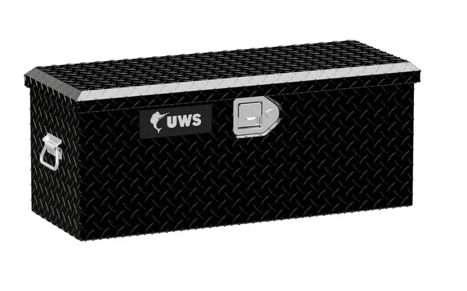 UWS Gloss Black Aluminum ATV/UTV Tool Box • ATV-BLK