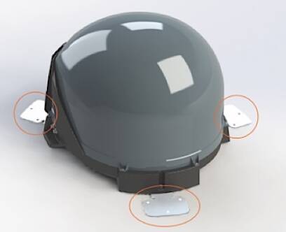King Removable Roof Mount Fixture • MB600