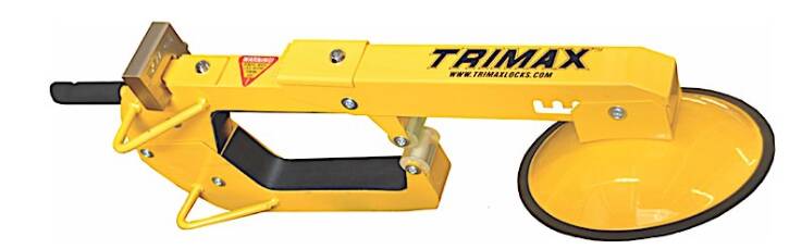 Trimax Ultra-Max Adjustable Wheel Lock with Disc Cover and Pad Lock • TWL400