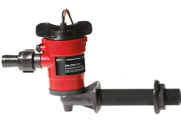 Johnson Pump Cartridge Aerator 500 GPH 90° Intake - 12V • 38503