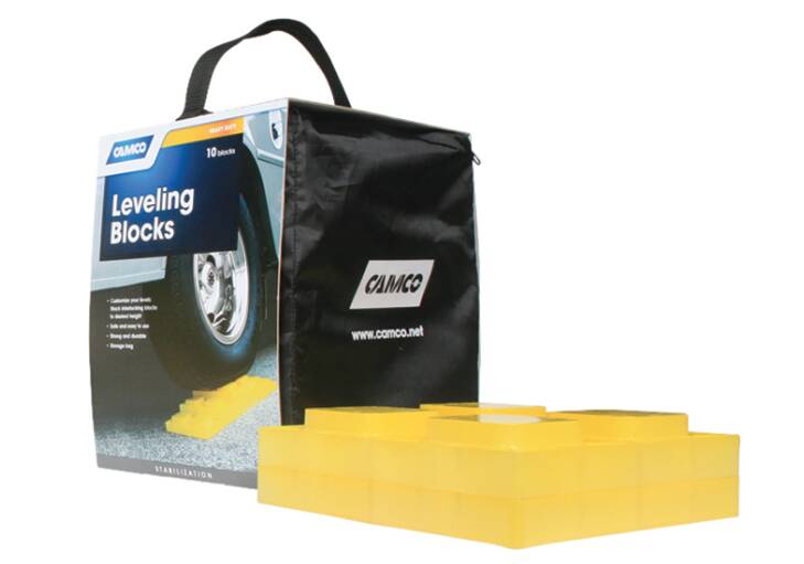 Camco Leveling Blocks - 10 Block Set • 44505