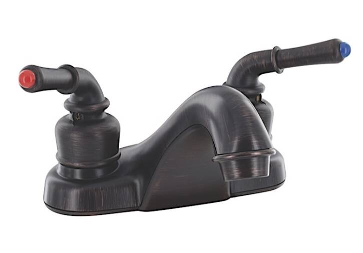 Valterra Catalina RV 2-Handle Lavatory Faucet, Rubbed Bronze • PF222502
