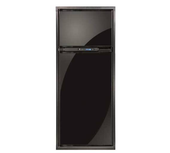 Norcold Polar Dual Compartment 8 Cubic Ft Refrigerator/Freezer, Left Hand Hinge, 2 Way LP/AC, w/ Fan • N8XFL