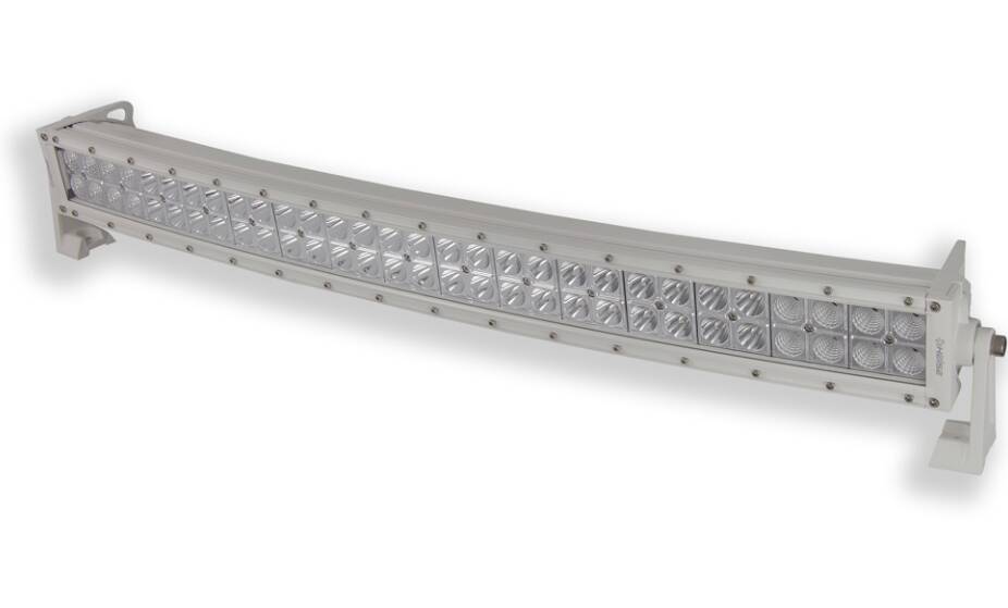 Heise Dual Row Marine LED Curved Light Bar - 30" • HE-MDRC30