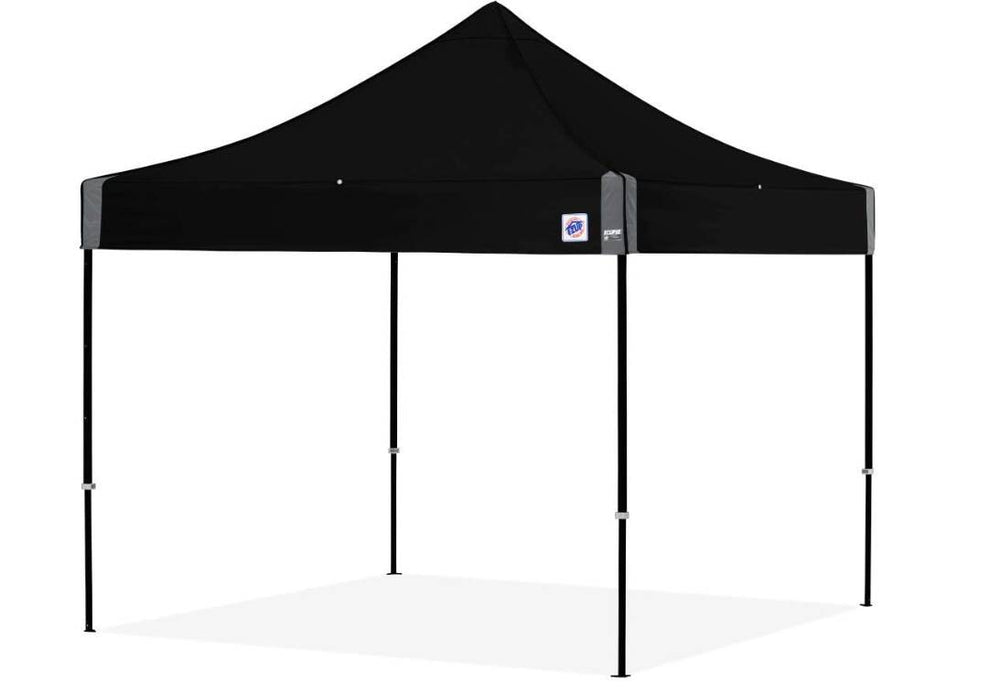 E-Z Up Eclipse 10' x 10' Shelter - Black Top / Black Steel Frame • EC3STL10KFBKTBK