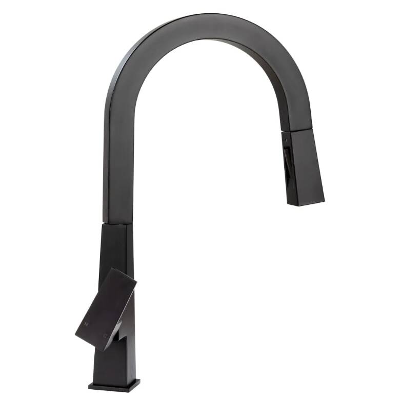 Lippert Flow Max Pull-Down Kitchen RV Faucet - Black Matte • 2021090602