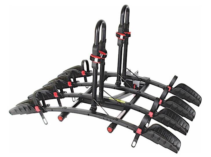 Trimax Road-Max Hitch Mount Tray Style 4 Bike Carrier • RMBR4
