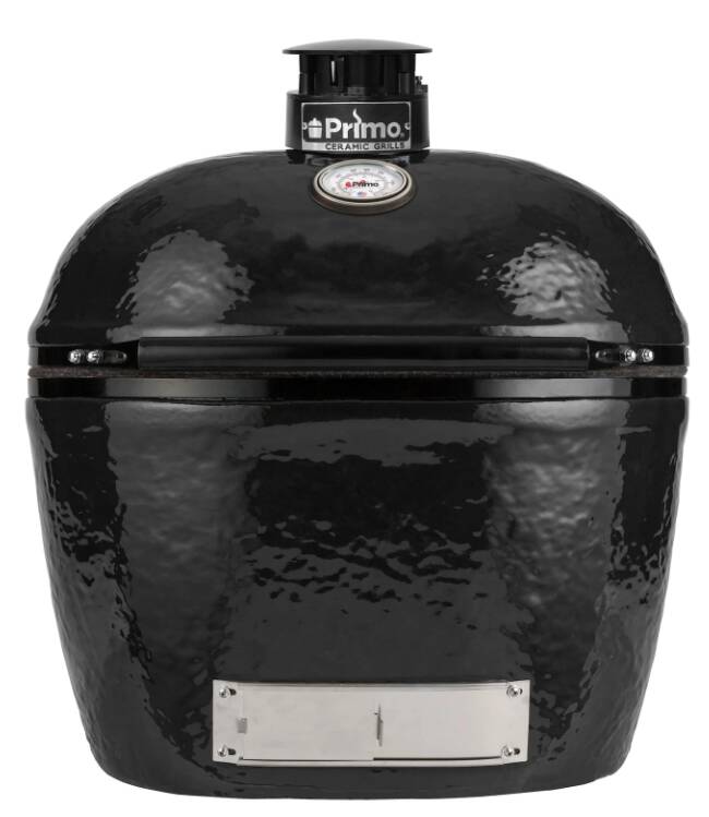 Primo Oval XL 400 28" Ceramic Kamado Grill With Stainless Steel Grates • PGCXLH