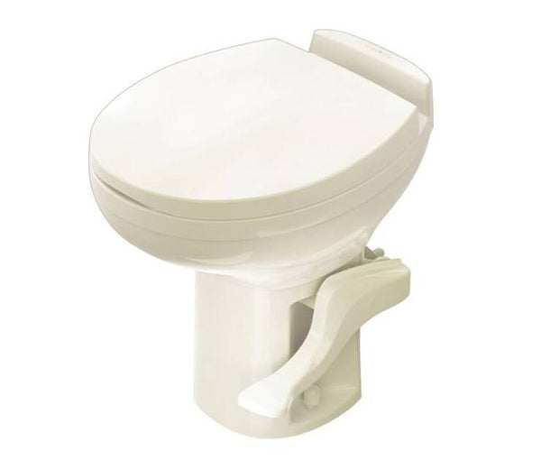 Thetford Aqua Magic Residence Bone Plastic High Profile Built-In Toilet with Hand Spray • 42175