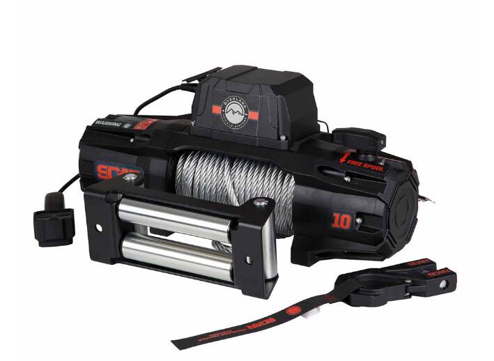 Overland Vehicle Systems SCAR 10 - 10,000 lbs. Rated Steel Cable Winch • 19089901
