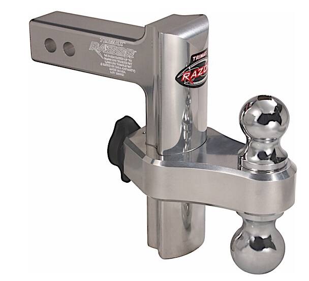 Trimax Razor 8in Drop/Rise Aluminum (Comes With Hitch Balls) • TRZ8AL