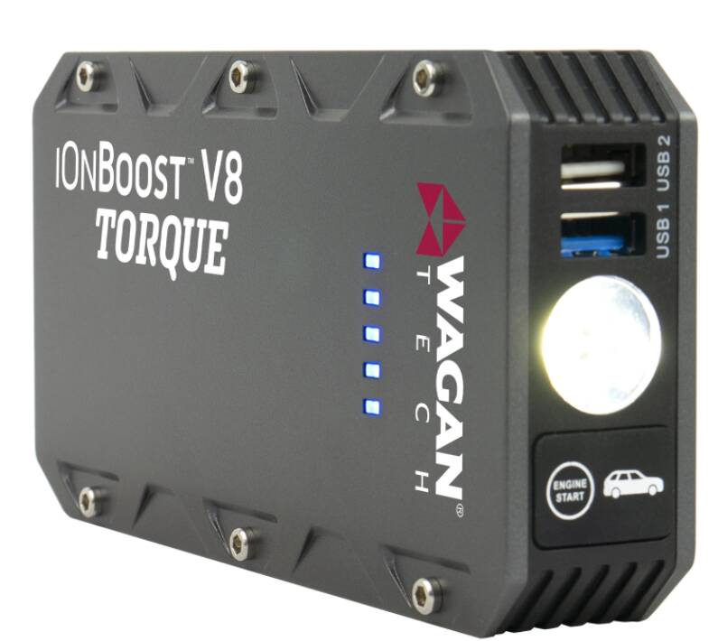 Wagan OnBoost V8 14.8 V Compact Torque Jump Starter with Flashlight • 7505