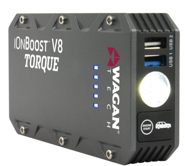 Wagan OnBoost V8 14.8 V Compact Torque Jump Starter with Flashlight • 7505