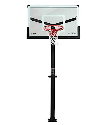 Lifetime Mammoth Bolt-Down Basketball Hoop - 54-Inch Tempered Glass • 90965