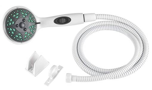 Dura Faucet Self-Pressurizing Handheld Shower Kit - White • DF-SA432K-WT