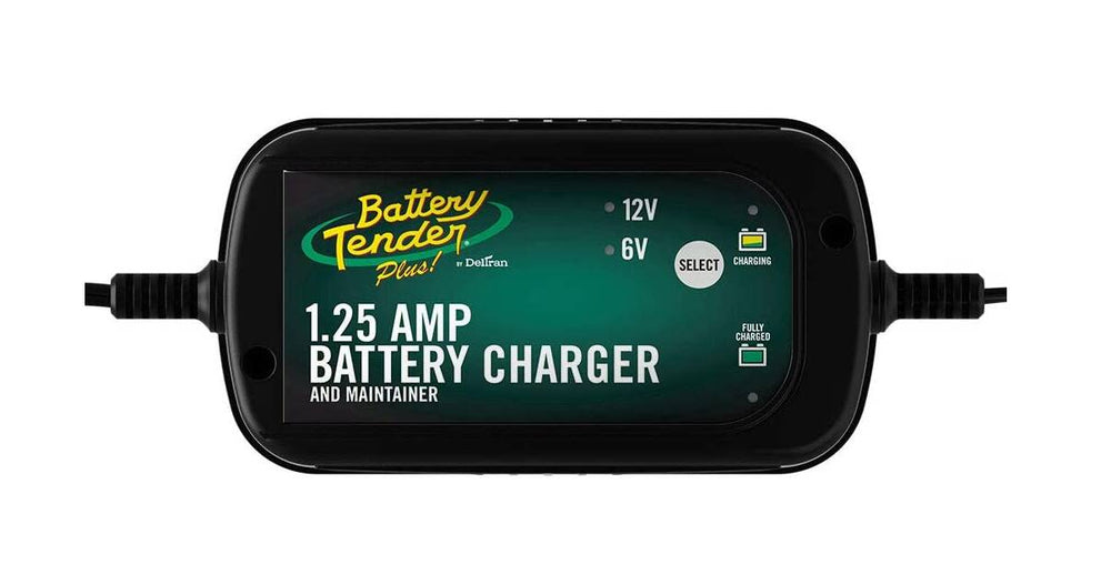 Battery Tender 6V/12V, 1.25 Amp Selectable Battery Charger • 022-0211-DL-WH