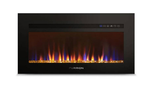 Furrion Built-In Electric RV Fireplace - Crystal Platform, 40" • 2021123733