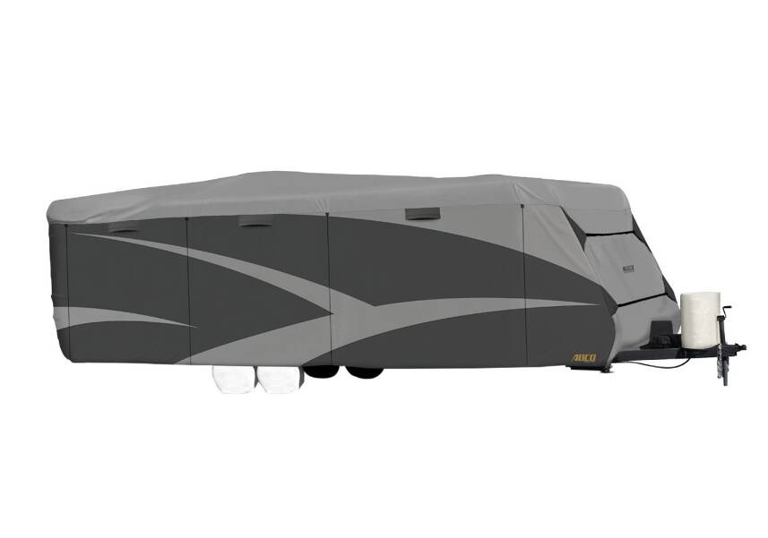 ADCO SFS AquaShed Designer Travel Trailer Cover (Gray, Up to 15') • 52238
