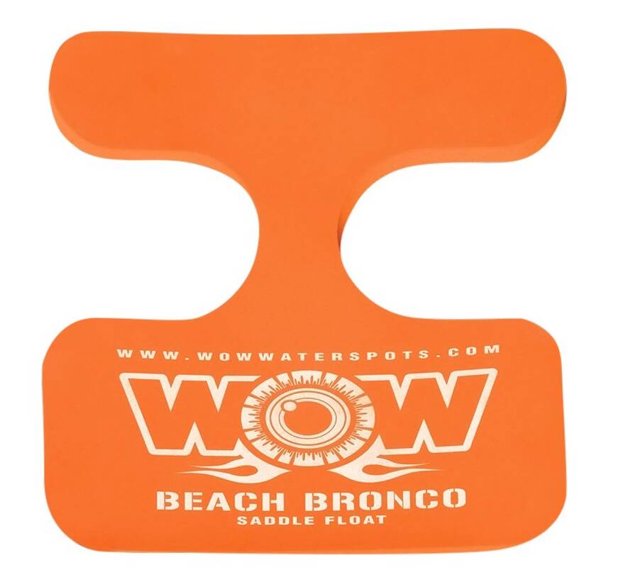 Wow Watersports Beach Bronco Orange Float Pool Saddle • 14-2120